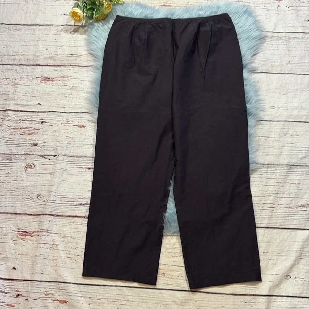 Eileen Fisher Grey Knitted Pull On Pants sz 1X